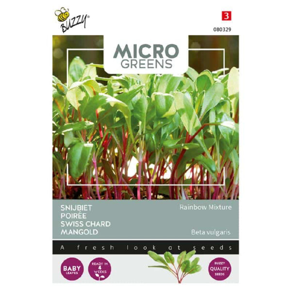 MicroGreens Mángold Rainbow Mixture Bz H
