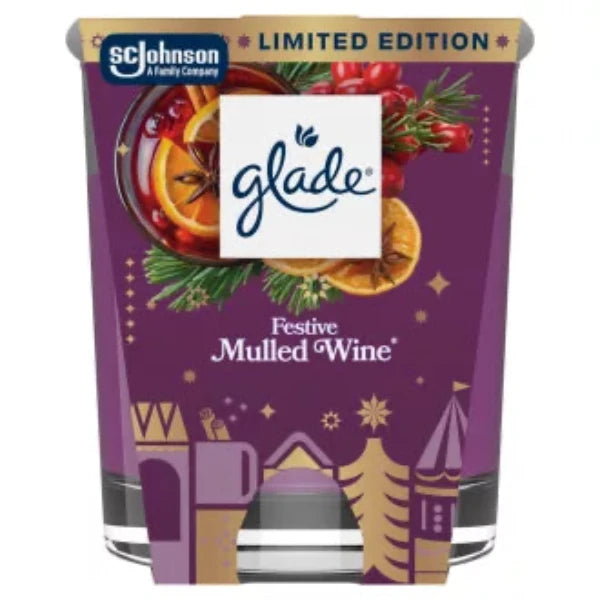 Glade illatgyertya Festve Mulled Wine 112g