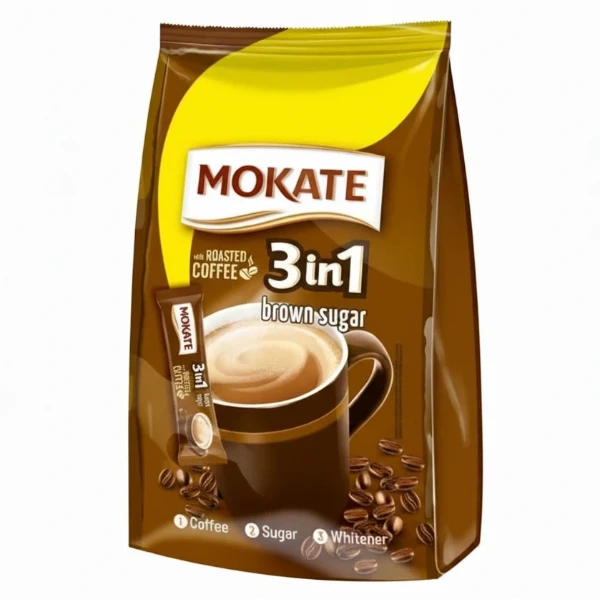 Mokate instant kávé 3in1 Gold Brown Sugar 10x17g