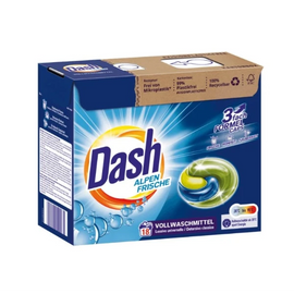 Dash Caps 3 az 1-ben 18db  lágy mosókapszula