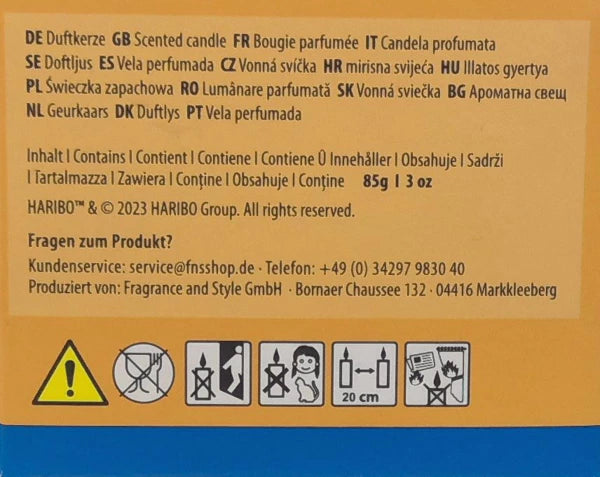 Illatos gyertya Haribo 85g Tropical Fun