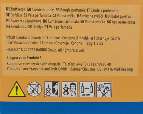 Illatos gyertya Haribo 85g Tropical Fun