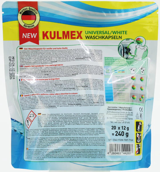 Kulmex mosókapszula 20 db univerzális