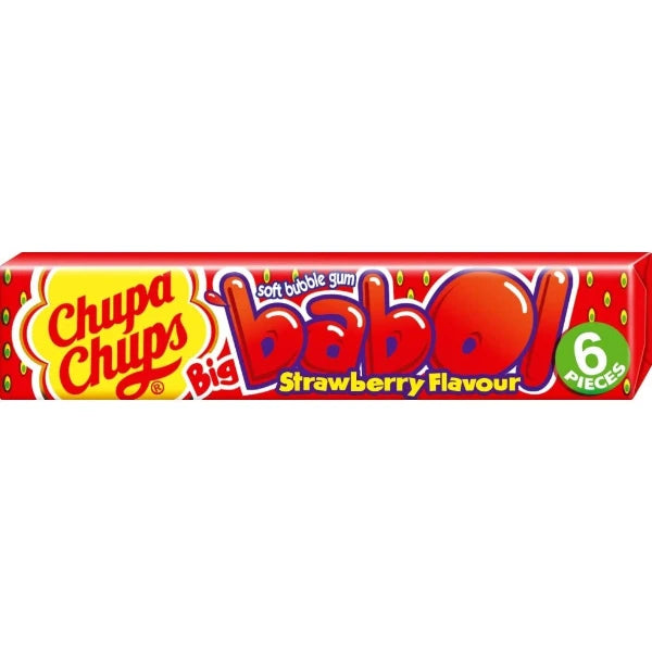 Chupa Chups Big babol strawberry rágógumi