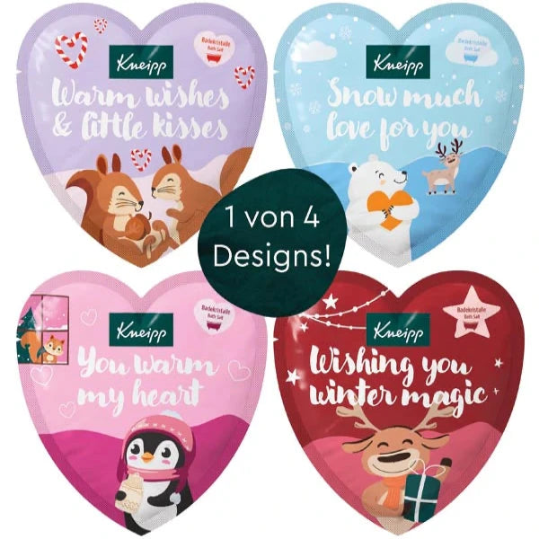 Kneipp Fürdőkristály szív alakú csomagolás 4 fajta