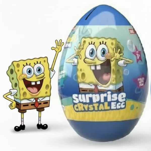 Kandiz Surprise Crystal Egg Meglepetés Tojás Persely Spongyabob