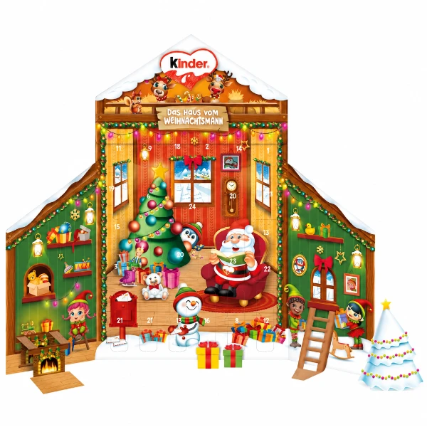 Kinder Adventi Kalendár memóriajátékkal 213g