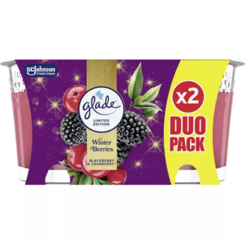 Glade Illatgyertya Winter Berries W25 T 2x112g