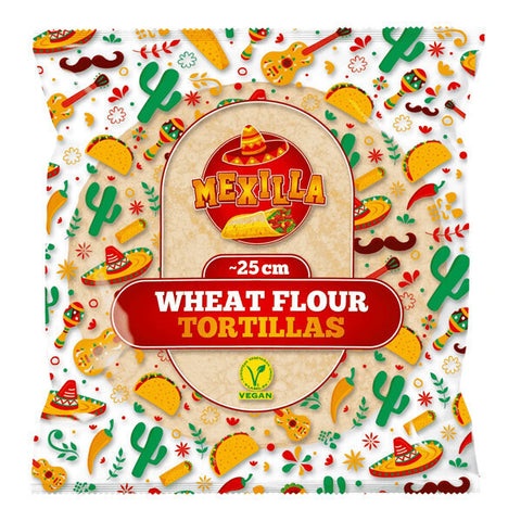 Mexilla Tortillas 25cm 1,08 kg