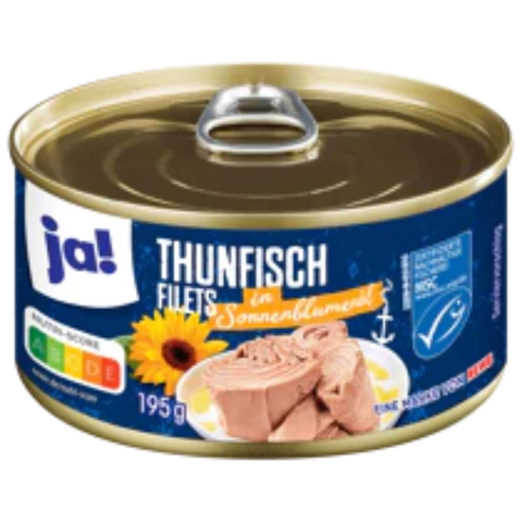 Ja! Tonhalfilé napraforgo olajba 195 gr