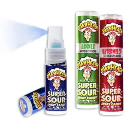 Warheads Super Sour Spray 20 g Zöld