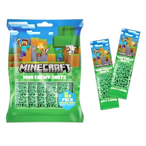 MINECRAFT  MINI CHEWY SHOTS 6x15 g