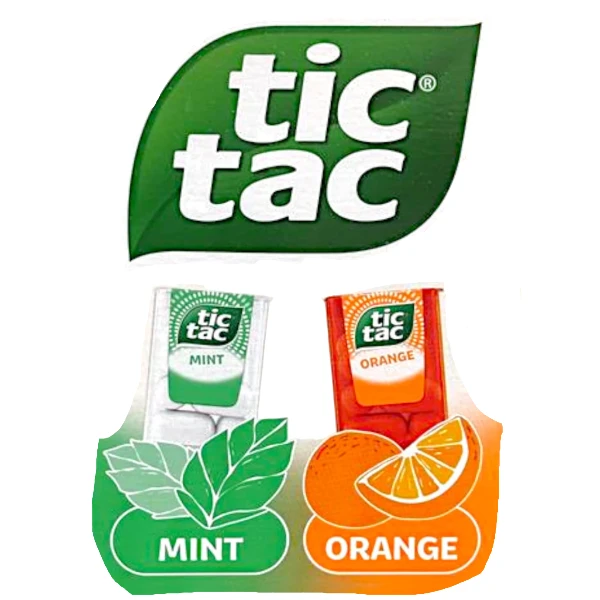 Tic Tac Mini Orange és Mint 3,4 gr