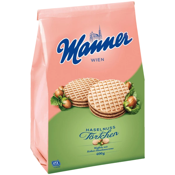 Manner mogyorós Tartlets 400g
