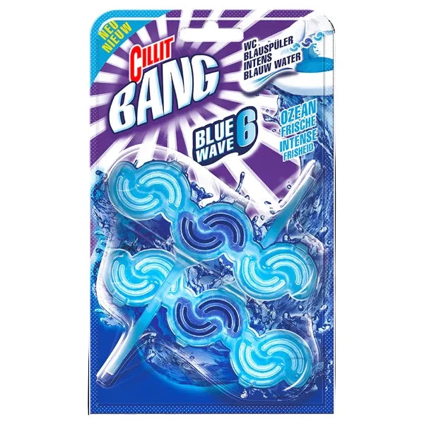 Cillit Bang  Wc-block Blue Wave 6 Ocean friss 2x39g