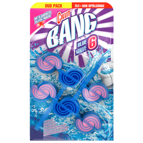 Cillit Bang Wc-block Blue Wave 6 friss virág illat 2x39g
