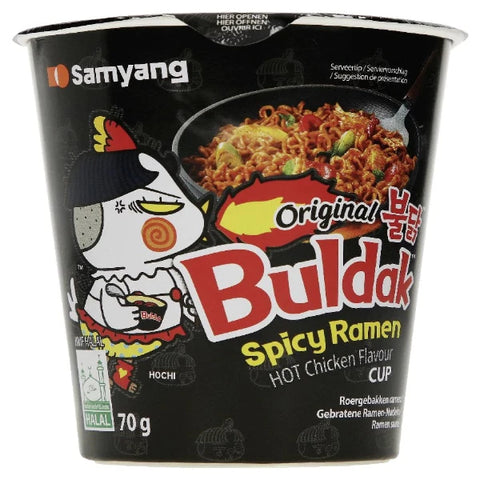 Samyang Poharas Buldak Tészta Eredeti Csípős Csirke Ízesítéssel 70 g