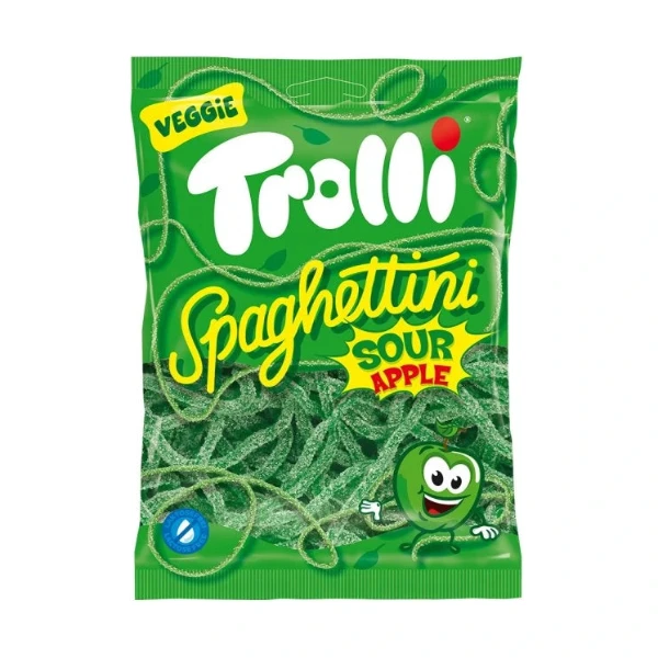 Trolli Spaghettini Sour Apple 100 gr