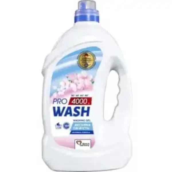 Pro 4000 Wash Spring Univerzális folyékony mosószer 4l, 114 mosás