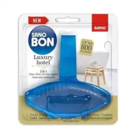 Sano Bon Blue Luxury Hotel 5 az 1-ben WC-block illatosító és tisztító, 55 g