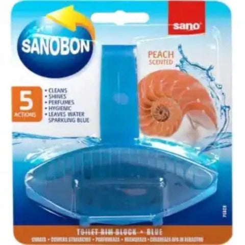 Sano Bon Blue Peach 5 az 1-ben WC-csésze illatosító, 55 g