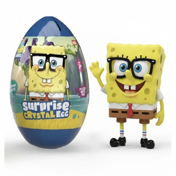 Kandiz Surprise Crystal Egg Meglepetés Tojás Persely Spongyabob