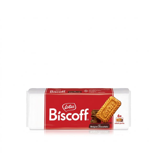 Lotus Biscoff With Belgian Chocolate 6x3 132g