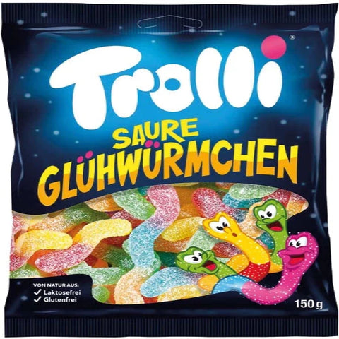 Trolli Sour Glowworms 150g