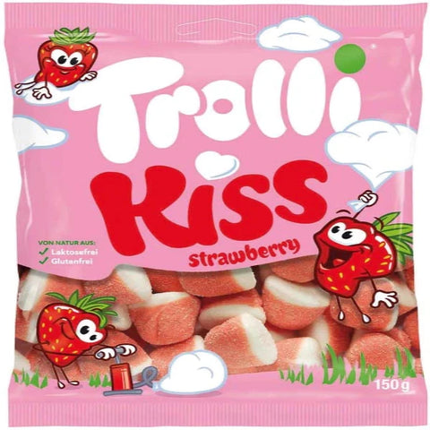 Trolli Strawberry habcukor 150g