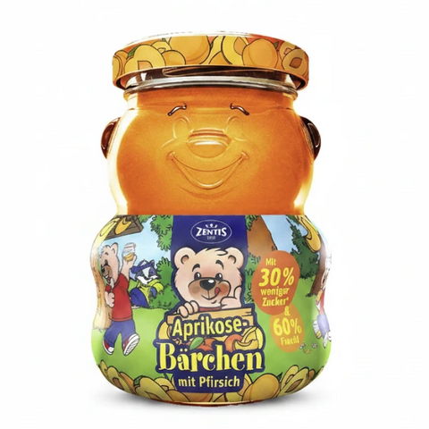 Zentis gyerekeknek maci sárgabarack lekvár 250 gr