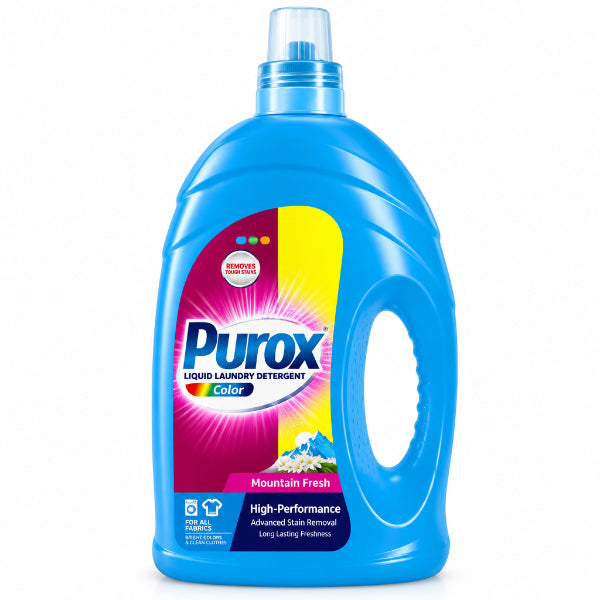 Purox Color gél mosószer, 143 mosás, 4,3 l,
