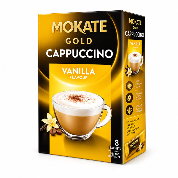 Mokate Gołd Cappuccino Vanilla 8x12,5g