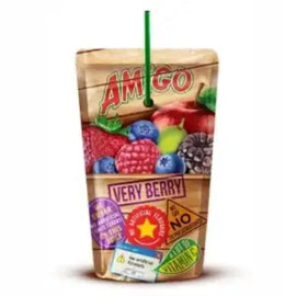 Amigo Juice Friend  Berry 200 ml – bogyós üdítőital