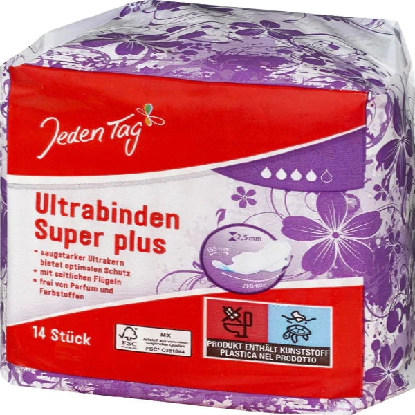 Jeden Tag női betét super plusz 14 db-os