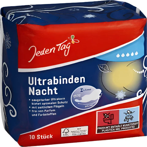 Jeden Tag  ultra  éjszaka plusz betét 10 db