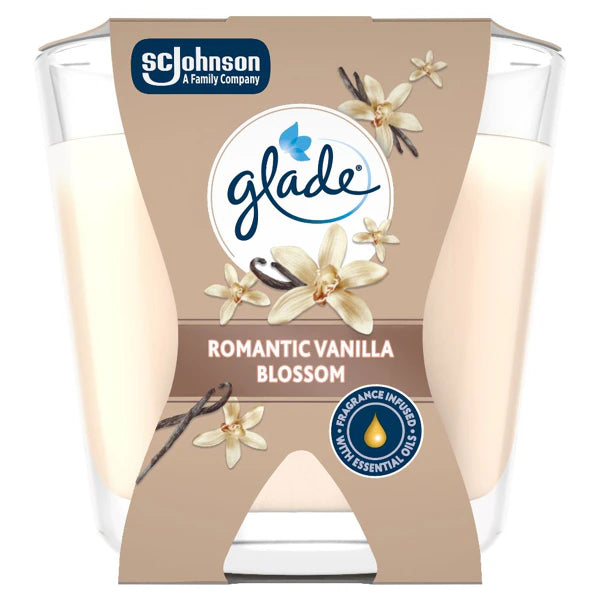 Glade illatgyertya Romantic Vanilla Blossom 70g