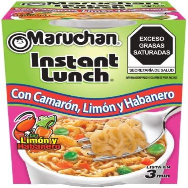 Maruchan Instant Cup Camaron , Limony Habanero 64 gr