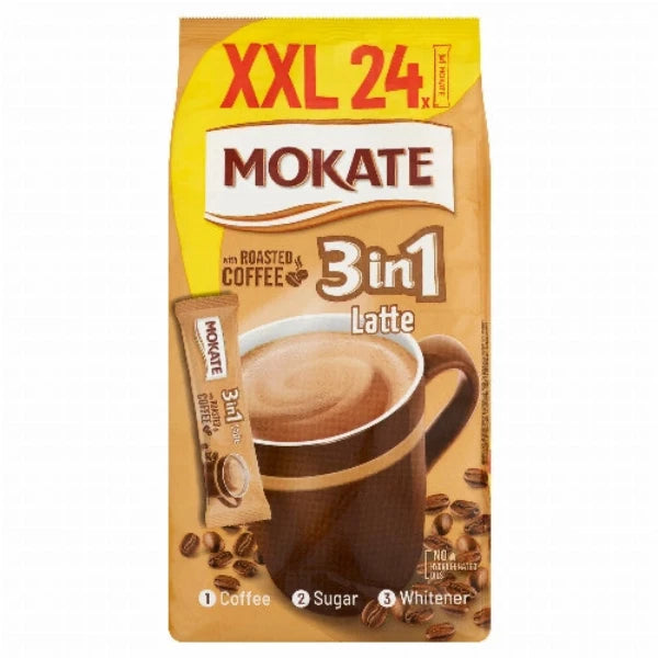 Mokate instant kávé 3in1 XXL Latte 24x15g