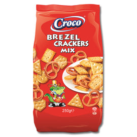 Croco Brezel Crackers Mix 250 gr