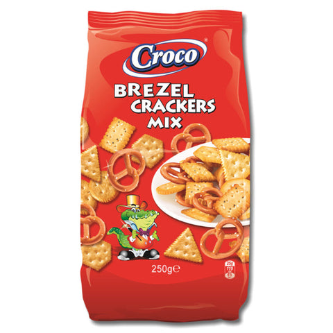 Croco Brezel Crackers Mix 250 gr