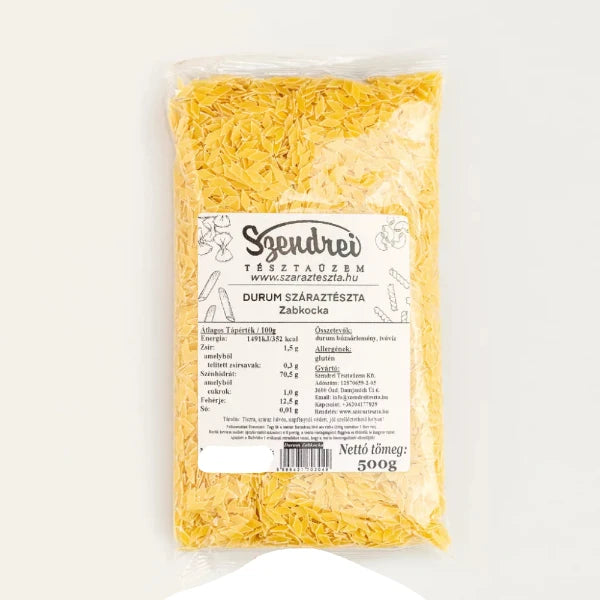 Durum Szendrei Zabkocka Száraztészta 500gr.