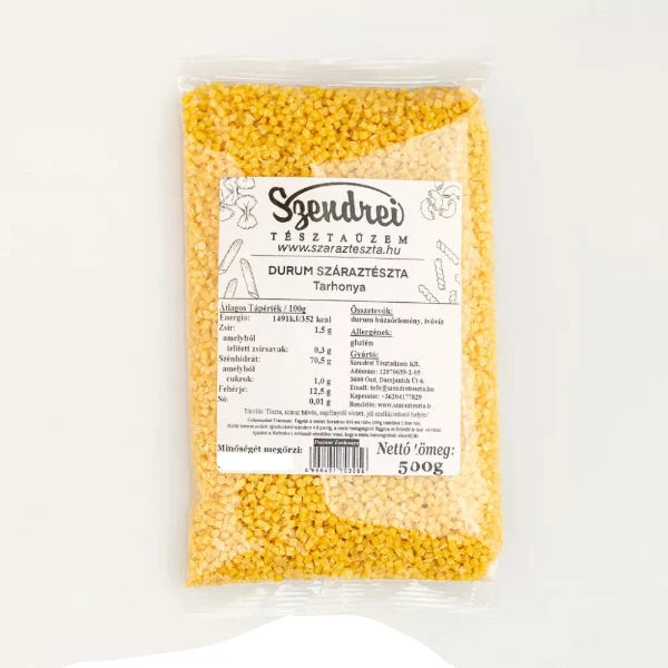 Durum Szendrei Tarhonya Száraztészta 500gr.