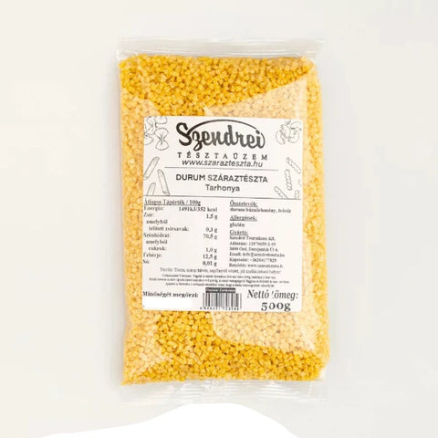 Durum Szendrei Tarhonya Száraztészta 500gr.