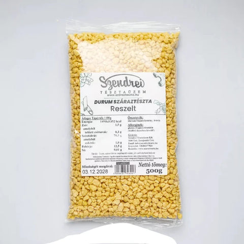 Durum Szendrei Reszelt Száraztészta 500gr.