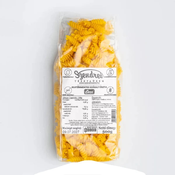 Gluténmentes Orsó 500gr. - Szendrei Száraztészta