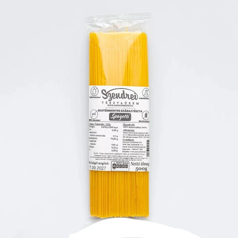 Gluténmentes Spagetti 500gr. - Szendrei Száraztészta