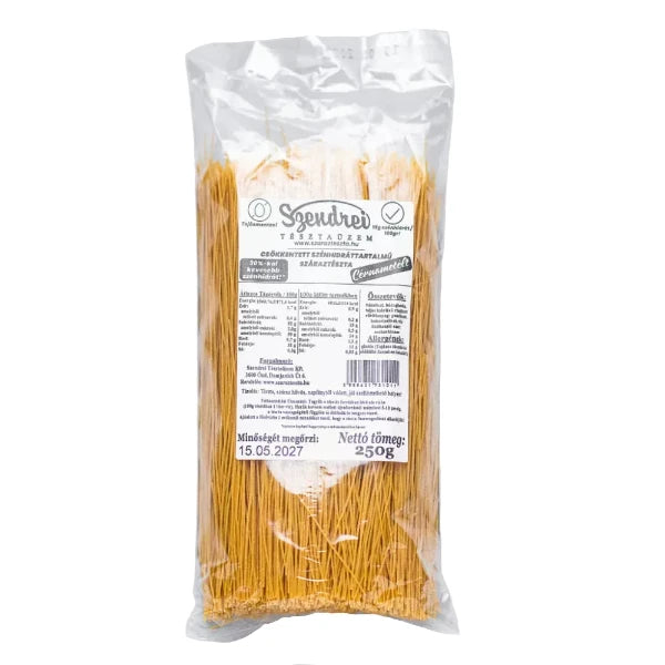 Csökkentett Szénhidráttartalmú Cérnametélt 250gr. - Szendrei Száraztészta
