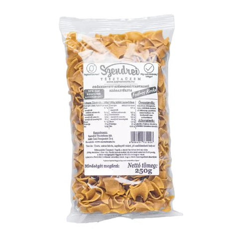 Csökkentett Szénhidráttartalmú Fodros Kocka 250gr. - Szendrei Száraztészta