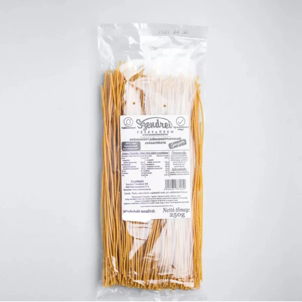 Csökkentett Szénhidráttartalmú Spagetti 250gr. - Szendrei Száraztészta
