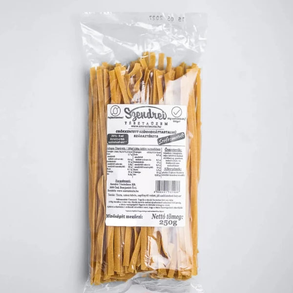 Csökkentett Szénhidráttartalmú Széles Metélt 250gr. - Szendrei Száraztészta